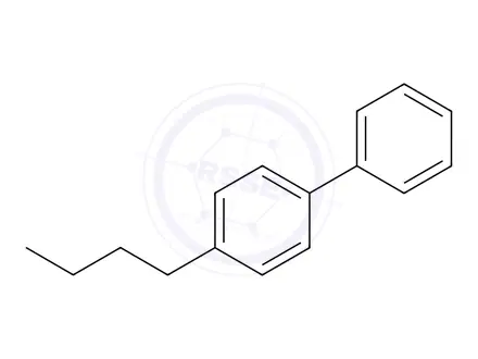 Chemical structure of 4-Butylbiphenyl