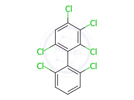 Chemical structure of 2,2',3,4,6,6'-Hexachlorobiphenyl