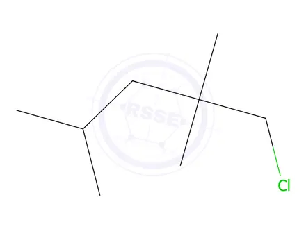 Chemical structure of 1-chloro-2,2,4-trimethylpentane
