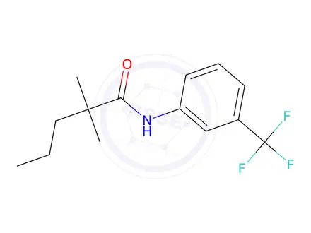 Chemical structure of 3'-Trifluoromethyl-2,2-dimethylvaleranilide