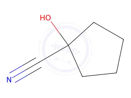 Chemical structure of 1-Hydroxycyclopentane-1-carbonitrile
