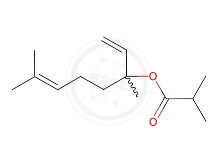 Chemical structure of Linalyl Isobutyrate