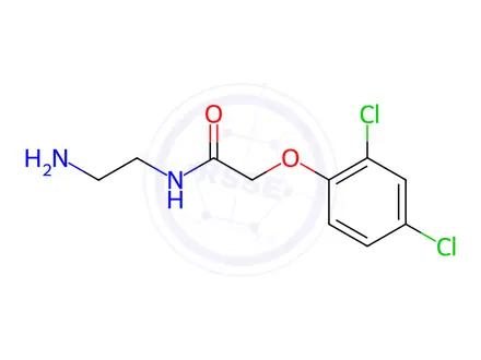 Chemical structure of N-(2-Aminoethyl)-2-(2,4-dichlorophenoxy)acetamide