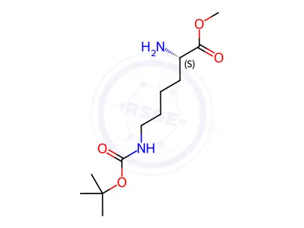 Chemical structure of H-Lys(Boc)OMe