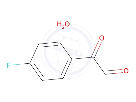 Chemical structure of 4-Fluorophenylglyoxal Hydrate