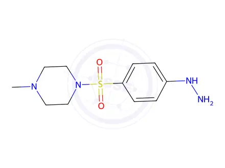 Chemical structure of 1-((4-Hydrazinylphenyl)sulfonyl)-4-methylpiperazine