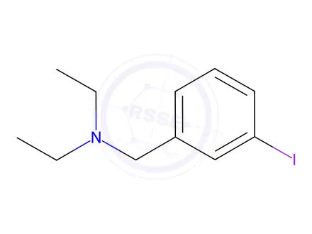 Chemical structure of N-ethyl-N-(3-iodobenzyl)ethanamine