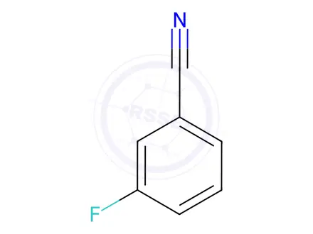 Chemical structure of 3-Fluorobenzonitrile