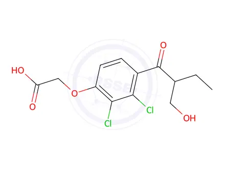 Chemical structure of 2-Desmethylene-2-hydroxymethyl Ethacrynic Acid