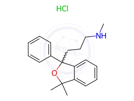 Chemical structure of Talopram Hydrochloride