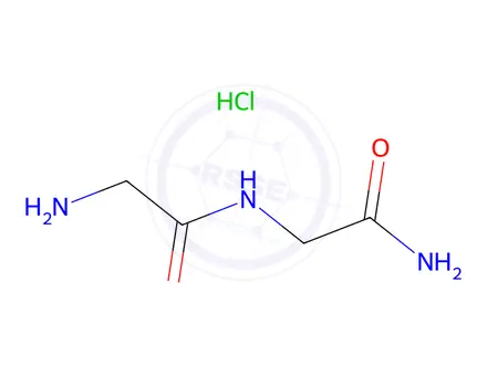 Chemical structure of 2-Amino-N-(2-amino-2-oxoethyl)acetamide hydrochloride