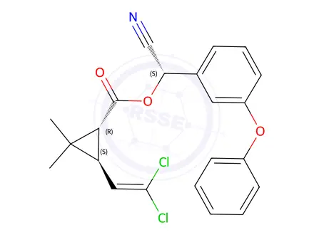 Chemical structure of Cypermethrin Impurity 5