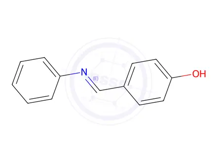 Chemical structure of N-(4-Hydroxybenzylidene)aniline