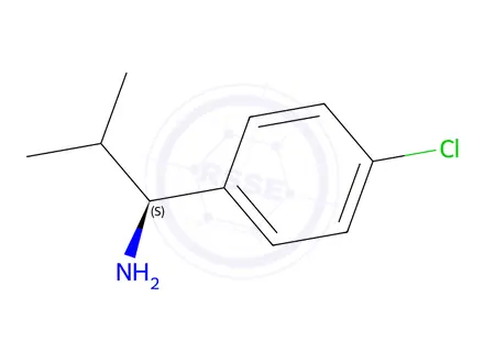 Chemical structure of (1S)-1-(4-CHLOROPHENYL)-2-METHYLPROPAN-1-AMINE HYDROCHLORIDE