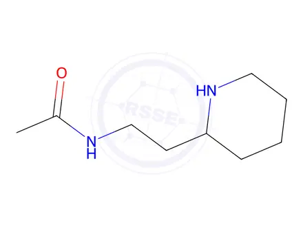 Chemical structure of N-(2-(piperidin-2-yl)ethyl)acetamide
