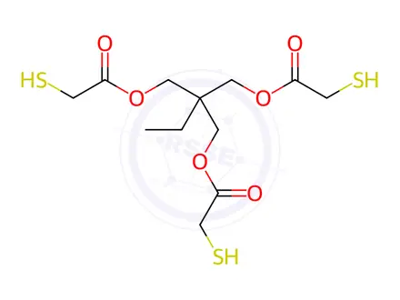 Chemical structure of Trimethylolpropane Tris(thioglycolate)