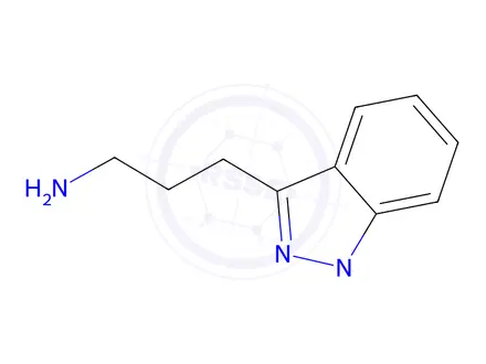 Chemical structure of 3-(1-Methyl-1h-indazol-3-yl)propan-1-amine