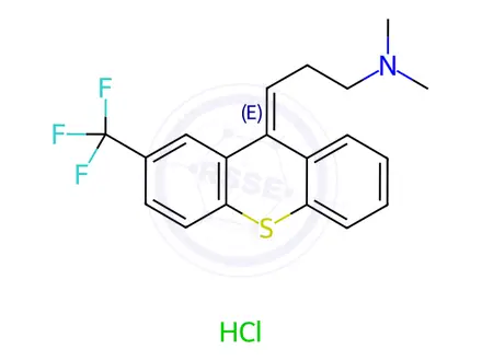 Chemical structure of Flupentixol EP Impurity B HCl(Z/Emixture)