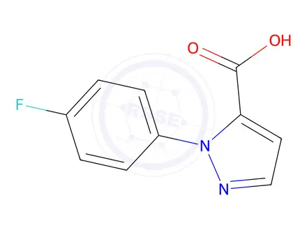 Chemical structure of 1-(4-Fluorophenyl)-1h-pyrazole-5-carboxylic acid