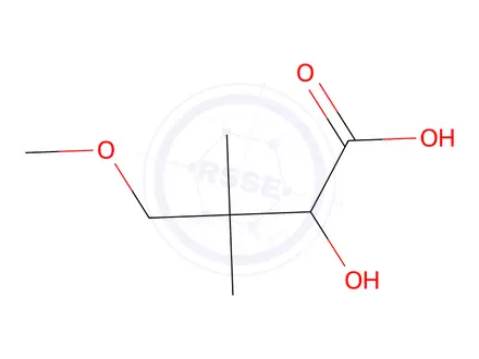 Chemical structure of 2-Hydroxy-4-methoxy-3,3-dimethylbutanoic acid