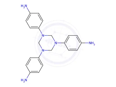Chemical structure of 4,4',4''-(1,3,5-Triazinane-1,3,5-triyl)trianiline