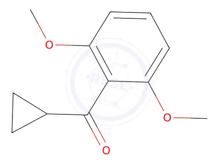 Chemical structure of Cyclopropyl(2,6-dimethoxyphenyl)-methanone