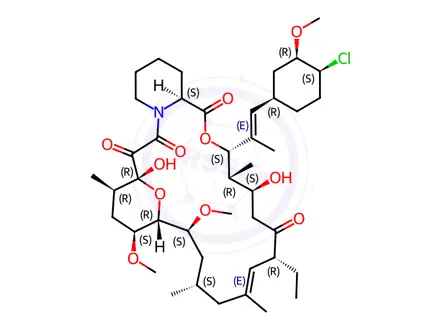 Chemical structure of Pimecrolimus