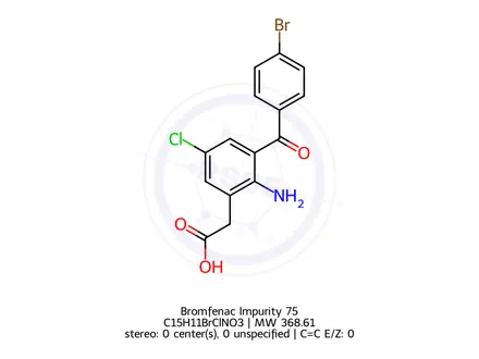 Chemical structure of Bromfenac Impurity 75