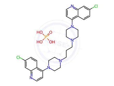 Chemical structure of Piperaquine Impurity 15