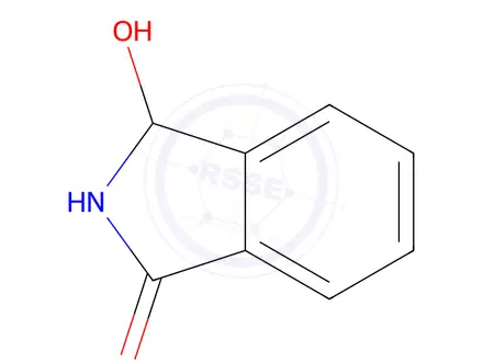 Chemical structure of 2,3-dihydro-3-hydroxy-1H-isoindol-1-one