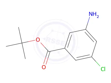 Chemical structure of tert-Butyl 3-amino-5-chlorobenzoate