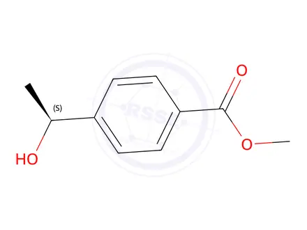 Chemical structure of (S)-4-(1-HYDROXYETHYL) BENZOIC ACID METHYL ESTER