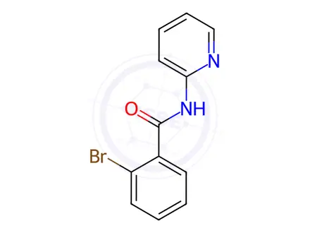 Chemical structure of 2-Bromo-N-(pyridin-2-yl)benzamide