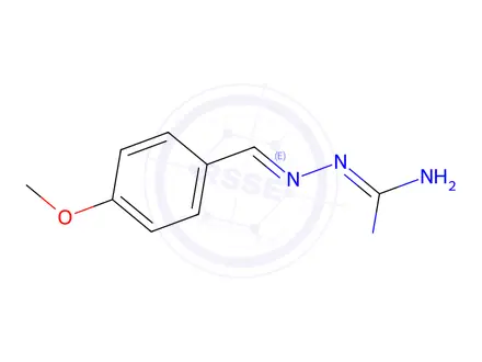 Chemical structure of N-(4-Methoxybenzylideneamino)guanidine