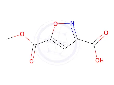 Chemical structure of 5-(methoxycarbonyl)-1,2-oxazole-3-carboxylic acid