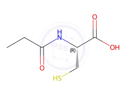Chemical structure of Acetylcysteine Impurity 50