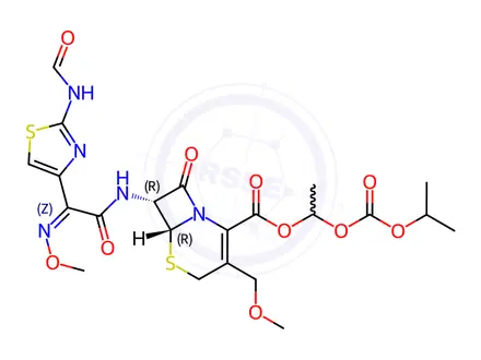 Chemical structure of Cefpodoxime Proxetil Impurity 6(Cefpodoxime Proxetil EP Impurity F)