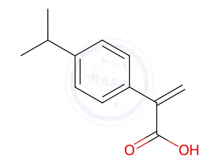Chemical structure of 2-(4-Isopropylphenyl)acrylic acid