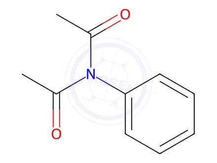 Chemical structure of N-Acetyl-N-Phenylacetamide