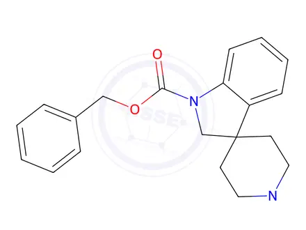 Chemical structure of Benzyl 1'-methylspiro[indoline-3,4'-piperidine]-1-carboxylate