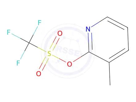 Chemical structure of 3-Methyl-2-(trifluoromethanesulfonyl)Oxypyridine