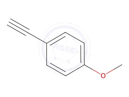 Chemical structure of 4-Methoxyphenylacetylene
