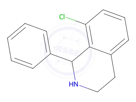 Chemical structure of 8-Chloro-1-phenyl-1,2,3,4-tetrahydroisoquinoline