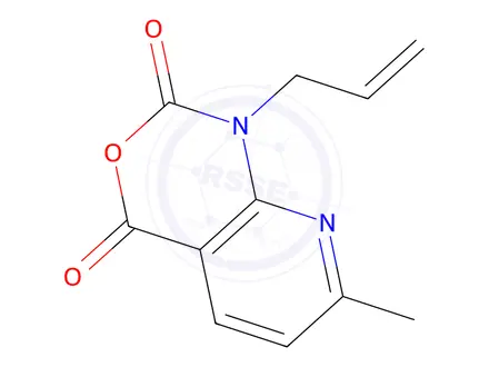 Chemical structure of 1-Allyl-7-methyl-2H-pyrido[2,3-d][1,3]oxazine-2,4(1H)-dione