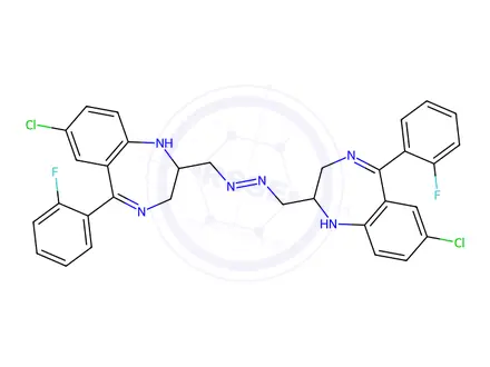 Chemical structure of Midazolam Impurity 50
