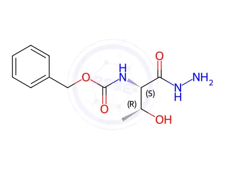 Chemical structure of Z-L-Threonine Hydrazide