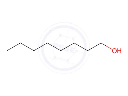 Chemical structure of octan-1-ol
