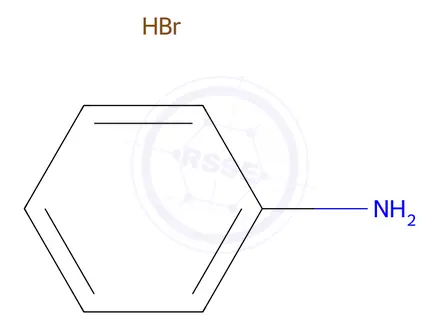 Chemical structure of Aniline hydrobromide