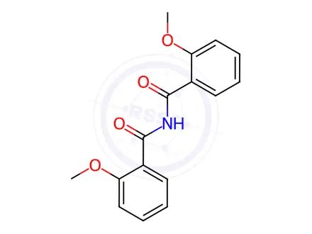 Chemical structure of 2-Methoxy-N-(2-methoxybenzoyl)benzamide