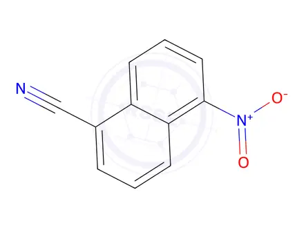 Chemical structure of 5-Nitro-1-naphthalenecarbonitrile